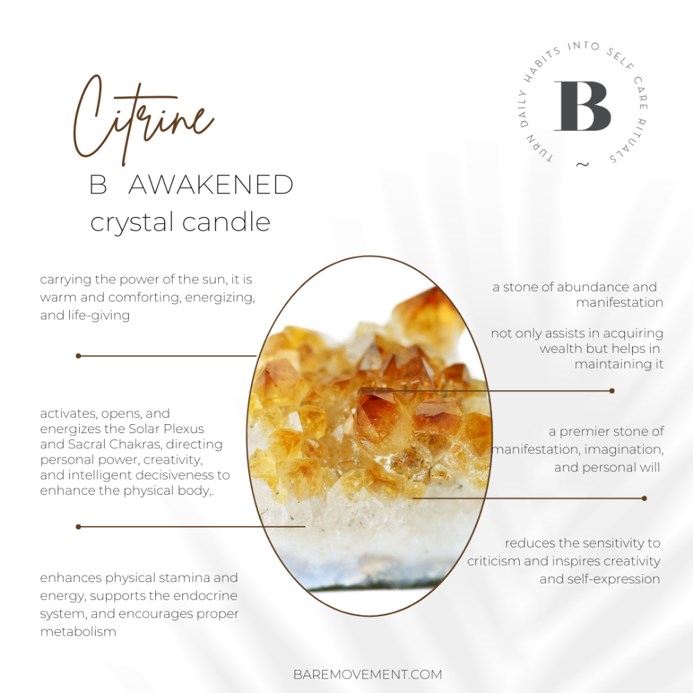 Crystal Candle | B AWAKENED | Coconut + Lime